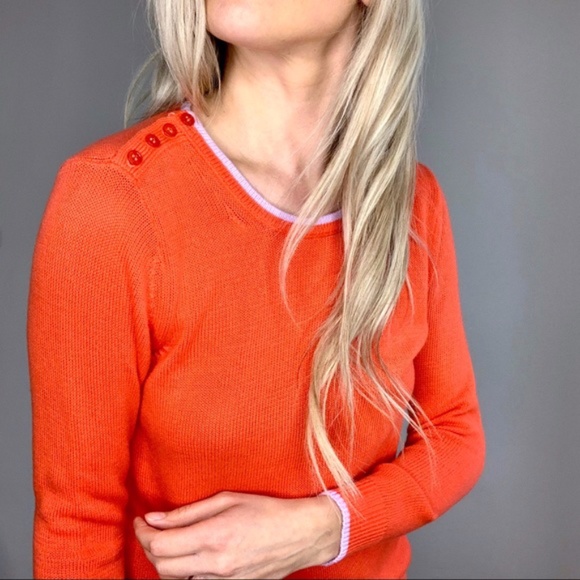 Anthropologie Sweaters - Anthropologie Button Shoulder Sweater Sz M